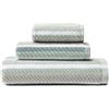Tommy Bahama - Asciugamani da bagno, altamente assorbenti e morbidi, essenziali per il bagno, non sbiadiscono, certificati OEKO-TEX, 3 pezzi, blu (Ocean Bay Blue)
