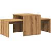 vidaXL Tavolino Salotto Rovere Artigianale 100x48x40 cm in Truciolato