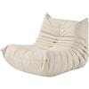 Misorat Divano pigro, divano casual camera da letto soggiorno può sdraiarsi e dormire, poltrona singola, pelle NAPA resistente all'usura e antigraffio Resistente,G-103X88X70CM