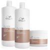 Wella Professionals Fusion Shampoo professionale capelli danneggiati 1L, Conditioner ristrutturante capelli 1L e Maschera idratante 500 ml
