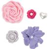 Crocs Boho Flowers 5 Pack, Charm Decorativi per Scarpe Unisex-Adulto, Multicolore, Taglia Unica