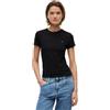 Tommy Jeans Tjw Slim C-Neck Tee Dw0Dw20459, Maglietta a Maniche Corte, Donna, Nero (Black), M