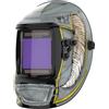 YESWELDER Maschera Saldatura Autoscurante Colore Vero, 10X9 cm Casco per Saldatura Grande Schermo, Solar Power/Pila Sostituibile, 4 Sensori d'arco Ampio schermo 4/5-9/9-13 per TIG MIG ARC CUT GRIND