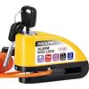 REAPP Bloccadisco Moto Lucchetto Moto Antifurto con Allarme Sonoro 110DB, Blocca disco Protezione Antifurto per Bici Motorino Moped Motocross, Accessori con 2 chiavi und 1.5m Reminder