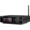 AIYIMA A80 Amplificatore di potenza DAC con PFFB TPA3255D2 Stereo HiFi 2.0 Canale Classe D Amplificatore Bluetooth 300Wx2 ESS9038Q2M Decoder con PC-USB Coassiale Ottico TRS Ingresso RCA