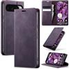 Azororo Cover per Google Pixel 10 Pro XL 5G, Premium PU Pelle Custodia, Magnetica Carta Fessura Portafoglio Case, Flip Cavalletto Custodia per Google Pixel 10 Pro XL - Viola