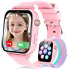 Berilona 4G Smartwatch Bambini, Orologio Smartwatch Bambini con GPS SOS Videochiamata Chat Vocale Modalità Classe Fotocamera Calcolatrice Contapassi, Smart Watch Bambino Bambina 4-12 Anni Regalo, Rosa