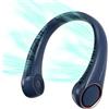 Morelax Ventilatore da Collo Portatile, Design Moderno, 360° Flusso d'Aria, 3 Velocità Regolabili, Silenzioso, Batteria USB 4000mAh, Leggero e Compatto, Ideale per Viaggi, Escursioni e Casa, Blu