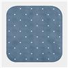 Baroni Home Tappetino da vasca antiscivolo in PVC, Tappetino da doccia, Made in Italy, 53x53 cm, Blu Avio Quadrato