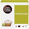 Nescafe NESCAFÉ DOLCE GUSTO Cappuccino, 16 Capsule Compatibili Nescafé Dolce Gusto