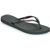 Havaianas Slim Logo Metallic Donna FlipFlop Black/Pink 33 EU