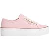 Calvin Klein Donna Sneakers Vulcanizzate Logo Tag con Plateau