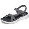 Skechers On-the-go 600 Brilliancy, Sandali Donna, Grigio Charcoal Textile Trim, 41 EU