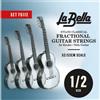 La Bella Labella FG178 - Set di corde per chitarra classica, 62 cm 1/2