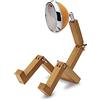 Piffany Copenhagen Piffany Mini Mr. Wattson Lampada da Tavolo a LED, Design Elegante e minimale, Lega di Alta qualità a Legno di Frassino - MC Laren Orange