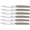 Pedrini coltelli Bistecca Linea Active Manico Tortora (Blister 6 Pezzi)