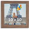 Victor cornice portafoto "Klee" marrone 10x10 cm - legno - design semplice e moderno - decorazione per la casa