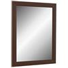 Online-GalleryKing Online GalleryKing TheMIRROR' - Specchio con cornice in vero vetro, 100 x 60 cm, realizzato su misura in colore wengé come specchio da corridoio, salone, ecc.