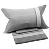 Caleffi - Completo Letto Matrimoniale con Lenzuola Matrimoniali Cotone 100% 240x280, Lenzuolo con Angoli Matrimoniale Coprimaterasso Sotto 180x200 per Materasso Alto 25cm, 2 Federe Cuscino Letto 50x80