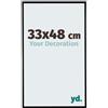 yd. Cornice 33x48 cm Nero Opaco - Cornice in Plastica Evry