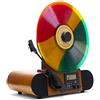 Fuse Vert AT - Giradischi verticale con cartuccia Audio-Technica, lettore in vinile moderno Mid-Century con altoparlanti integrati e Bluetooth, radio FM, giradischi audio per la casa, per dischi in