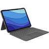 Logitech Combo Touch Tastatur-Case per iPad Pro 11 pollici (1., 2. e 3. generazione) Deutsches QWERTZ-Layout - Grigio