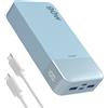JUOVI Laptop Power Bank 90W 20000mAh Caricatore Portatile | Ricarica Rapida PD QC con 4 Porte (2USB A Out&2USB C In/Out) Display LED Batteria Esterna per Laptop MacBook iPad Steam Deck