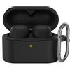 AhaStyle Custodia in silicone per Sony WF-1000XM6 (2026) Accessori, Nero | con moschettone, LED visibile, delicato sulla pelle, protezione completa, antiurto, ricarica wireless, per uomini e donne