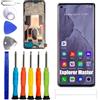 ERYNK Display LCD per Realme GT Explorer Master RMX3366 [con cornice][nessuna funzione di impronte digitali] [6.55] display LCD Touch Screen Digitizer con set di attrezzi