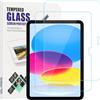 gueche Pellicola protettiva in vetro temperato per iPad (A16) di 11a/10a generazione (2025/2025/2023/10,9 pollici), pellicola in vetro temperato 99,99% HD trasparenza, compatibile con custodie