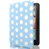 MoKo Custodia per 7 Kindle Paperwhite 12ª Gen& Colorsoft, Blu a pois