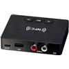 Kivivaka 6.0 Ricevitore Audio NFC Adattatore USB per HiFi per rca AUX Car Home Theater System Nero Design Compatto