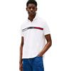 Tommy Hilfiger Uomo Maglietta Polo Maniche Chest Insert Regular Fit, Bianco (White), XXXL