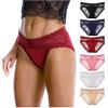 LEVAO, Slip da donna sensuali in pizzo, traspiranti e confortevoli, modello hipster, elasticizzati e senza cuciture, in multipack, Medium