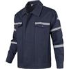 Yukirtiq Giacca da lavoro da uomo, ad alta visibilità, resistente alle fiamme, giacca da saldatura, industriale e resistente, giacca da lavoro