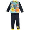 Pokémon - Pigiami per ragazzi con Pikachu, Charmander, Squirtle e Bulbasaur, set da 2 pezzi, indumenti notturni, blu, età 5-12 anni, Blu, 9-10 Years