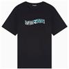 EMPORIO ARMANI T-Shirt Girocollo da Uomo con Stampa Nera S