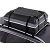 COSTWAY Borsa da Tetto per Auto, Box Portapacchi con Impermeabile e Alta Adattabilità, Baule con Tappetino Antiscivolo, Striscie Riflettenti, Lucchetto e 8 Corde di Fissaggio (450 L,Grigio)