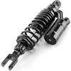 Generico Ammortizzatori Per Suzuki Dirt Bike Quad ATV 320mm/340mm/360mm Moto Scooter Smorzamento Regolabile Ammortizzatore Posteriore Posteriore Molla Gas Ammortizzatore(360mm black U)