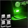 Augeny Confezione da 4 luci d'atmosfera a LED USB per interni auto USB decorative luce notturna portatile kit di illuminazione universale per interni del veicolo accessori per la maggior parte