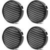 KUNIO Coprimozzo coprimozzo adatto per Volvo S60 V60 XC60 XC90 S90 V90 XC40 C40 coprimozzo OD 64 mm coprimozzo accessori nero B