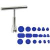 Drwosm Kit Rimozione Ammaccature Auto Kit, Tirabolli per Carrozzeria, Ripara Ammaccature Auto con Barra A T E Ventosa Carrozzeria