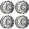 Schmidt 4 Cerchi Schmidt Eckstein 10.5Jx23 + 12.0Jx23 5x120 GUNFP per BMW M X6M F16/F86