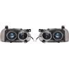 Diederichs Set fari di design GOLF, ANGEL EYES 91-97 MARRONE,