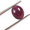 5.80 KT - 100% Naturale Certificato Mozambico Rubino Ovale Cabochon Loose Gemma