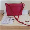 CELINE Borsa a tracolla Celine Trio grande in pelle di agnello rossa Phoebe Philo...