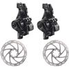 Generic Tamburo Freno per Bicicletta MD-M300,Freno a Disco Meccanico per Bici da Strada,Controllo Linea Freno,160 rotori,Pinza Freno Meccanica per Bici,Freno a Disco per Biciclette,Tamburo Freno Posteriore