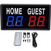 BAFOVY Tabellone Elettronico a LED, Segnapunti Digitale per Basket, Pong e Badminton, con Telecomando, Suono del Cicalino, 8,7 X 4,5 X 1,4 Pollici, Lega di Alluminio, Livello