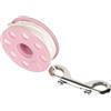 KiBcsLic da Sub con Clip a Doppia estremità, Filo di Nylon, Bobina da Dito, 20 m per Immersioni subacquee, speleologia Subacquea, Pesca Subacquea e