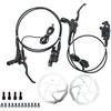 Generic Freno Posteriore per Bicicletta, Tamburo per Bicicletta Pieghevole MTB, Freno a Disco Idraulico per Guida, Olio per Freno a Disco della Bicicletta, Pinza Freno, Parte
